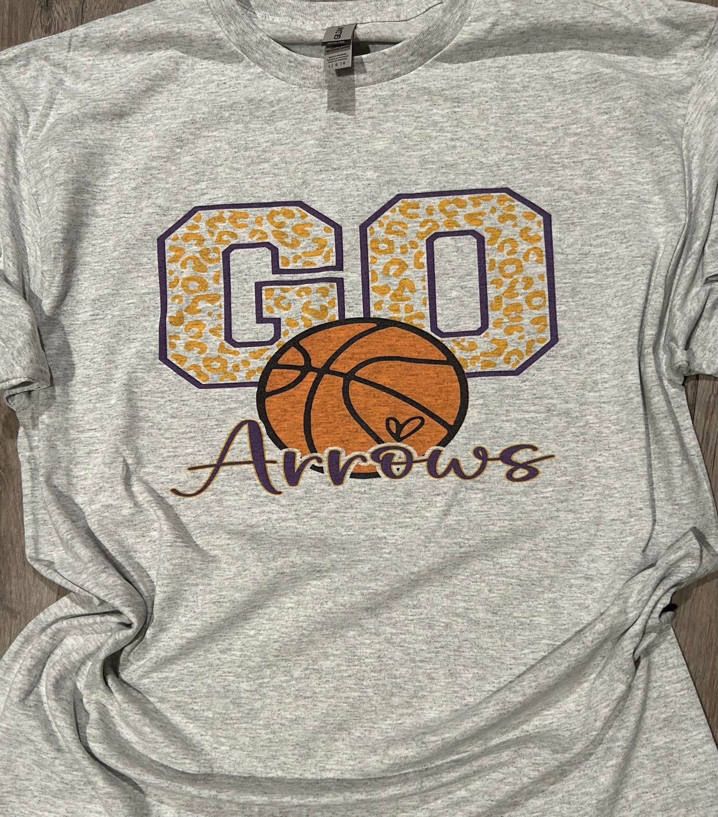 Go Arrows Basketabll T-Shirt GILDAN BRAND