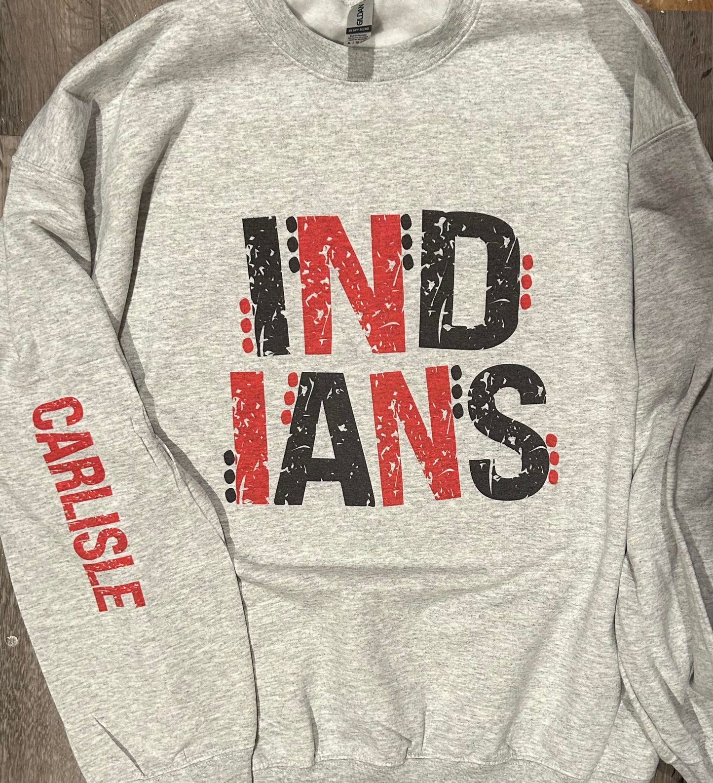 Indians Carlisle sleeve crewneck