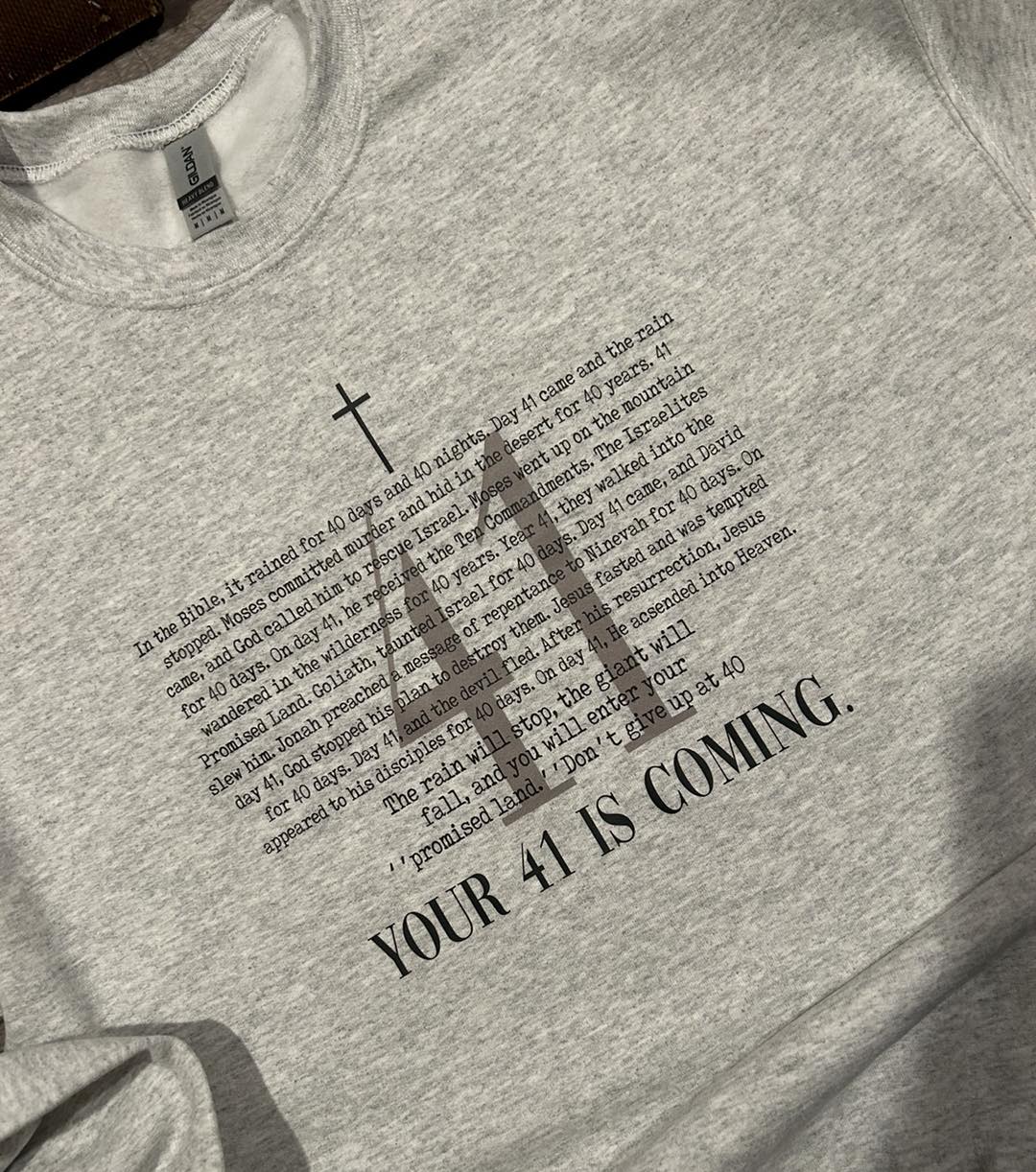 your 41 is coming sweatshirt ends Nov 17