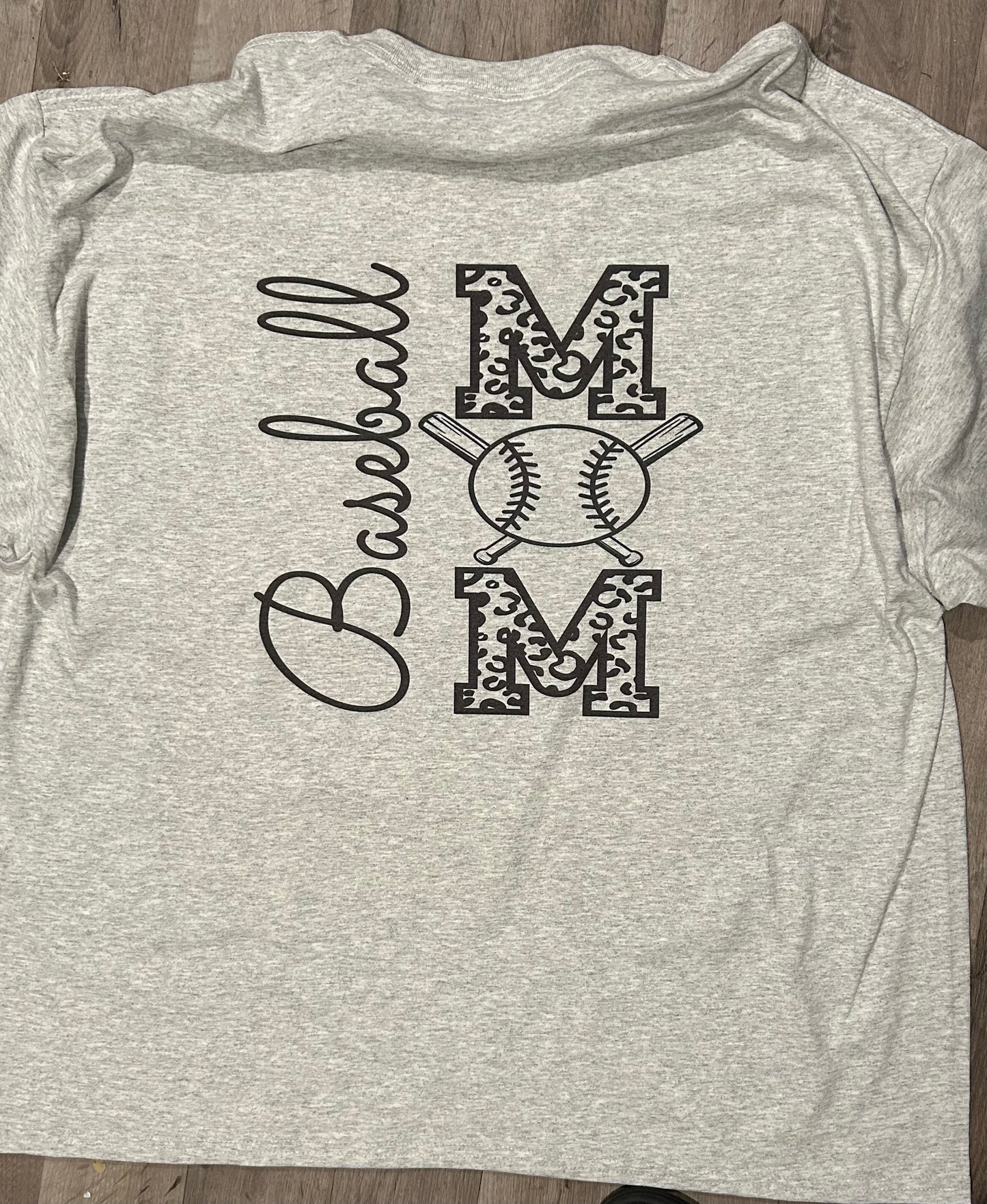 Custom Baseball Mom Vintage T-Shirt