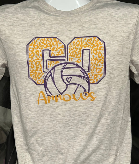 Go Arrows Volleyball vintage T-Shirt