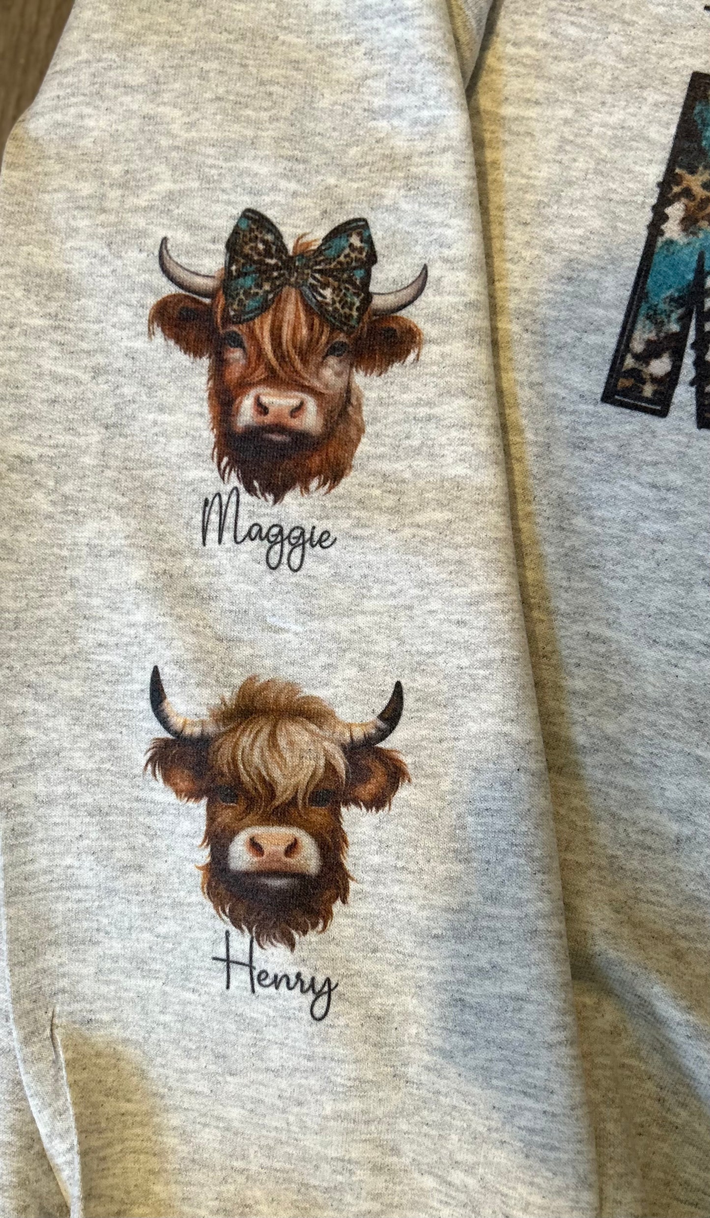 Custom Herd Mom, Momma, Mama etc. crewneck