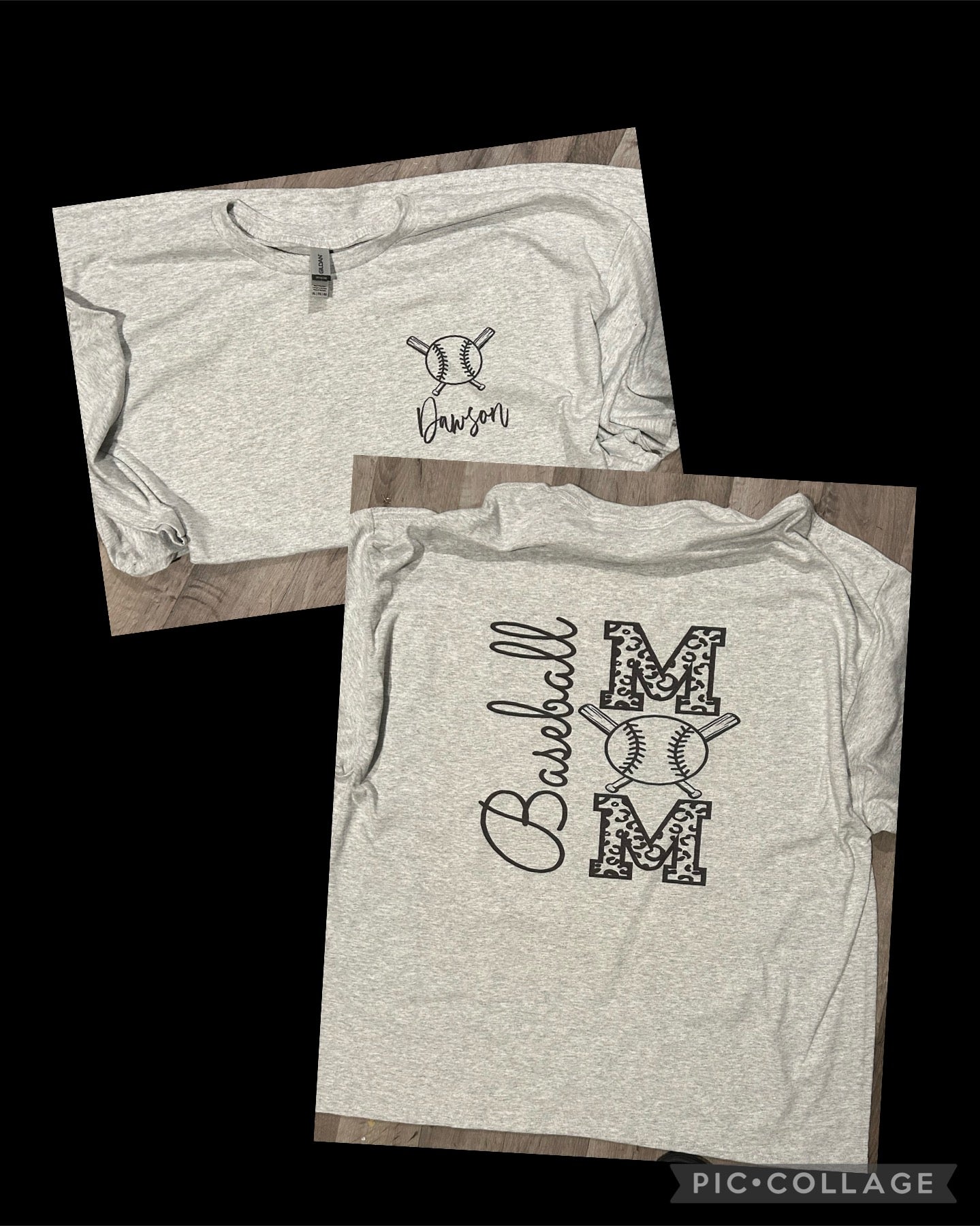 Custom Baseball Mom Vintage T-Shirt