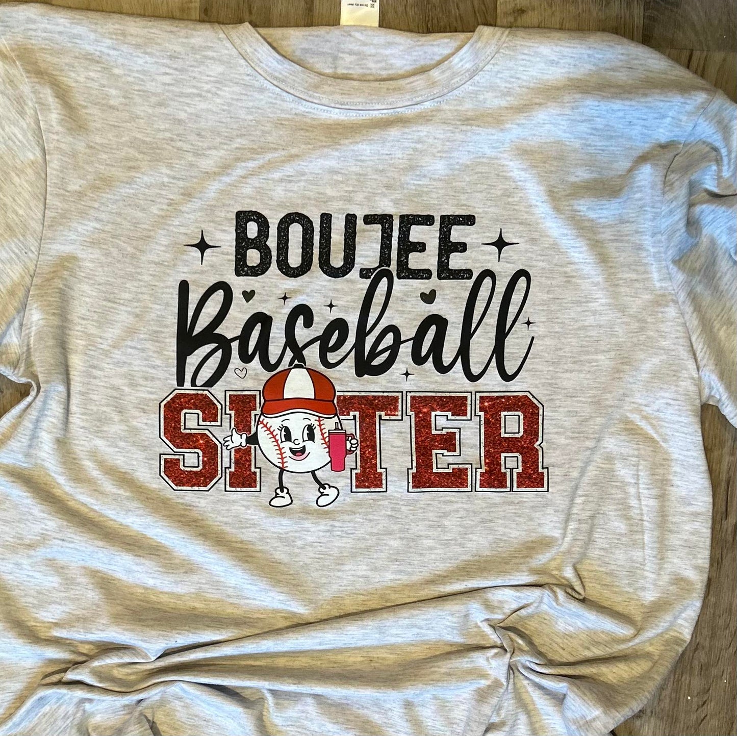 Boujee Baseball Sister T-shirt