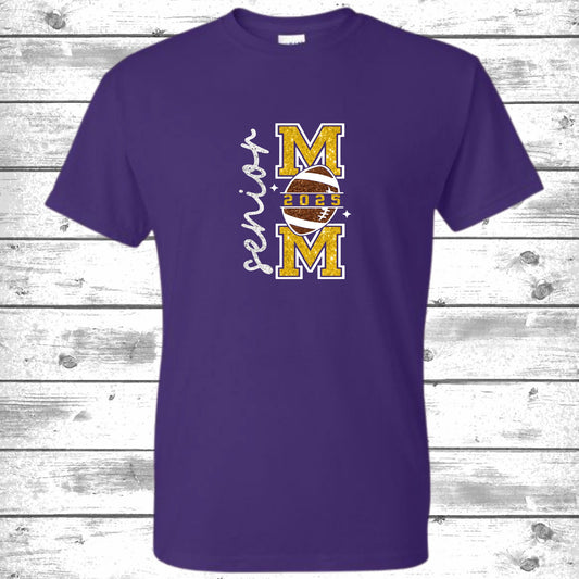 Senior Mom Football T-Shirt or Crewneck