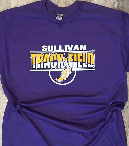 Sullivan Track and Field Purple T-Shirt