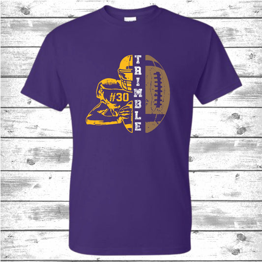 Football Player  custom T-Shirt or crewneck